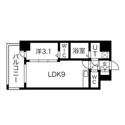 ミラージュパレス難波グランツの物件間取画像